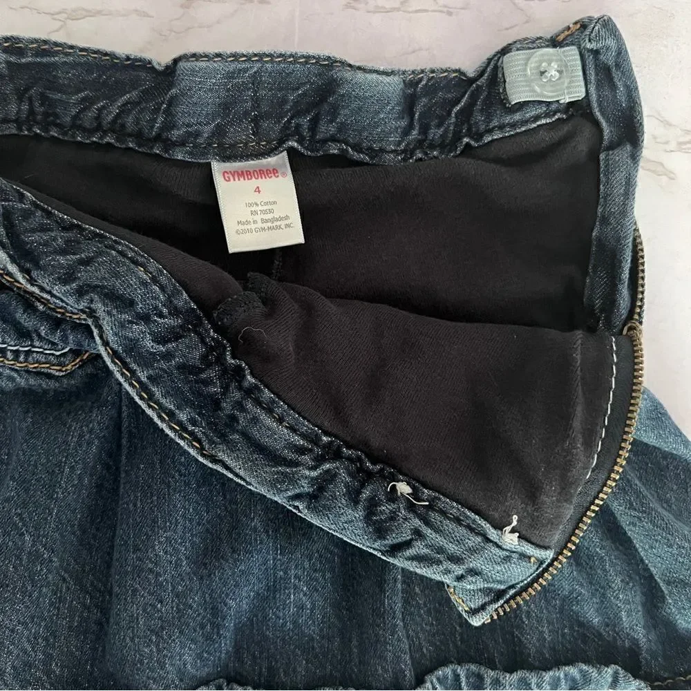 Old Navy / Gymboree Denim and Corduroy Mini Skirts Toddler Girls 4T EUC